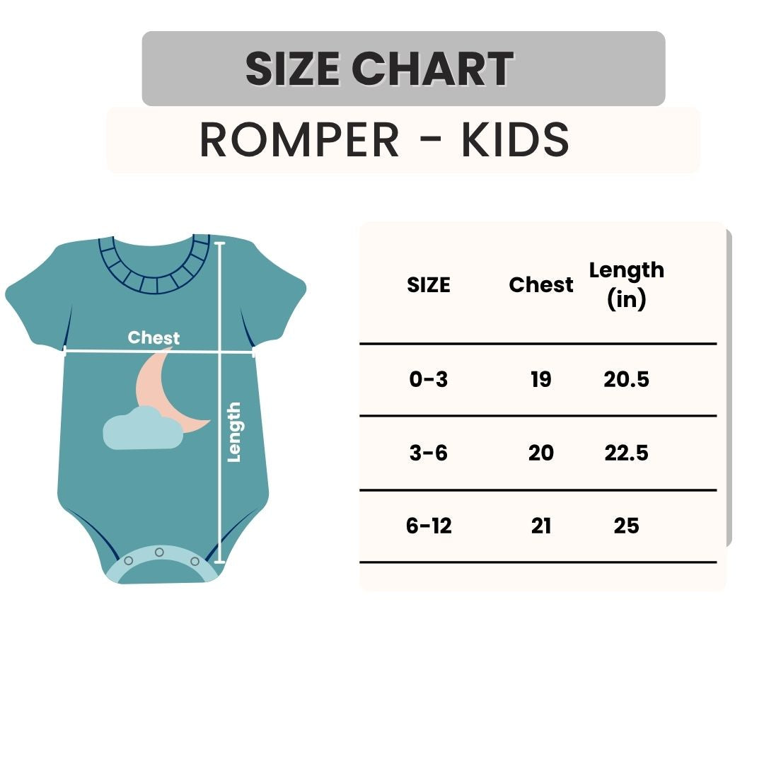 Little Ayyappan with Tiger Printed Baby Romper: Black