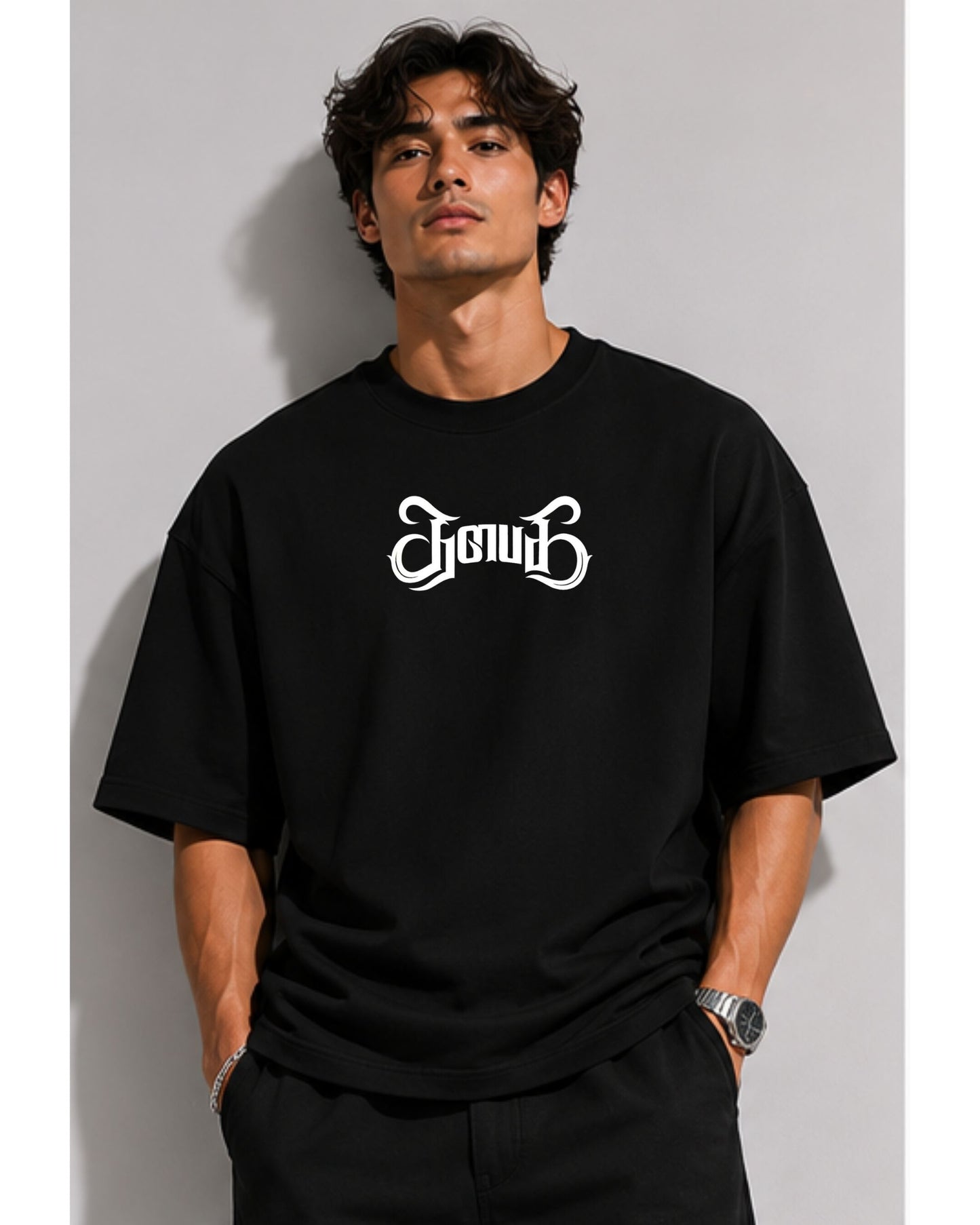 Thalapathy Vijay Fan Edition 240 GSM Oversized Cotton T-Shirt-9