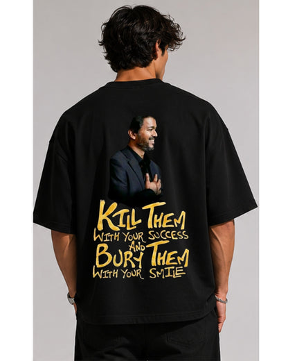 Thalapathy Vijay Fan Edition 240 GSM Oversized Cotton T-Shirt-9
