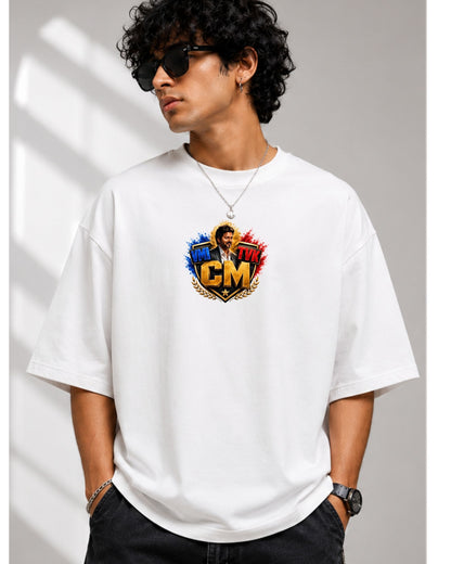 Thalapathy Vijay Fan Edition 240 GSM Oversized Cotton T-Shirt-6