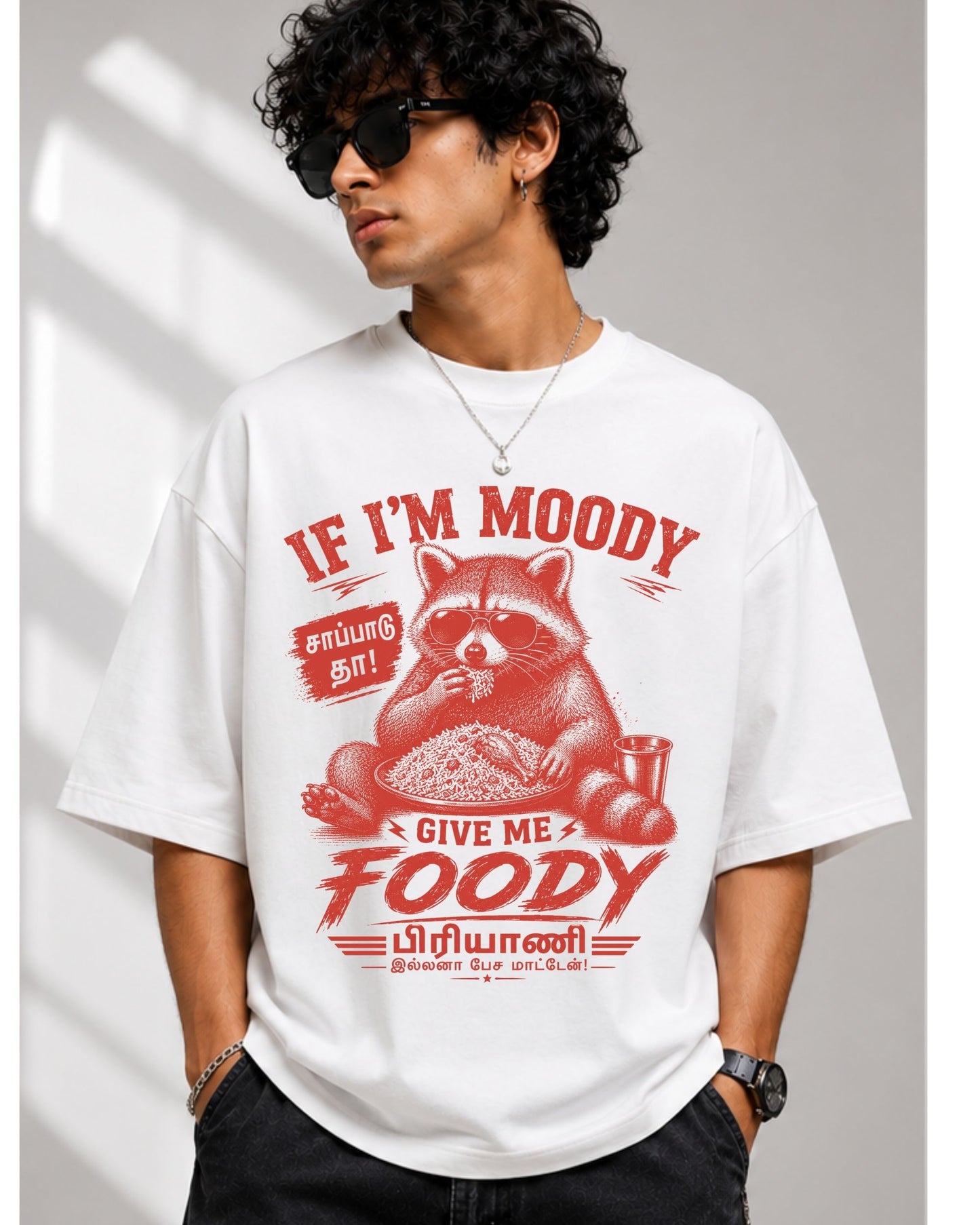 Oversized T-shirt - Summa Tamil Typography (Copy)