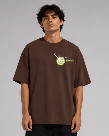 Oversized T-shirt - Deadlines Hit Harder
