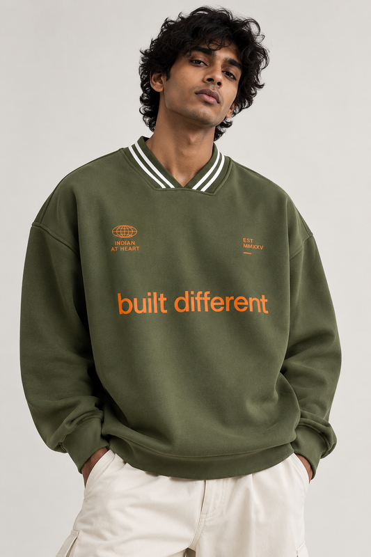 Drop Shoulder Sweatshirt — Built Different