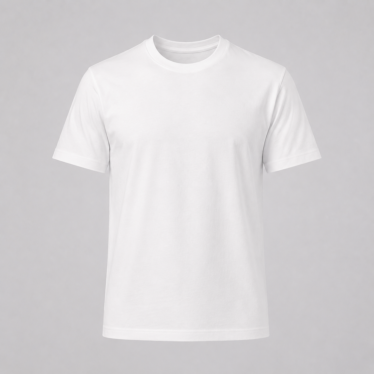 180 GSM Regular Round Neck T-Shirt - White