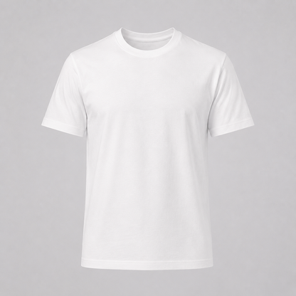 180 GSM Regular Round Neck T-Shirt - White