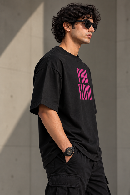 Retro Rock Band Graphic Oversized Tee