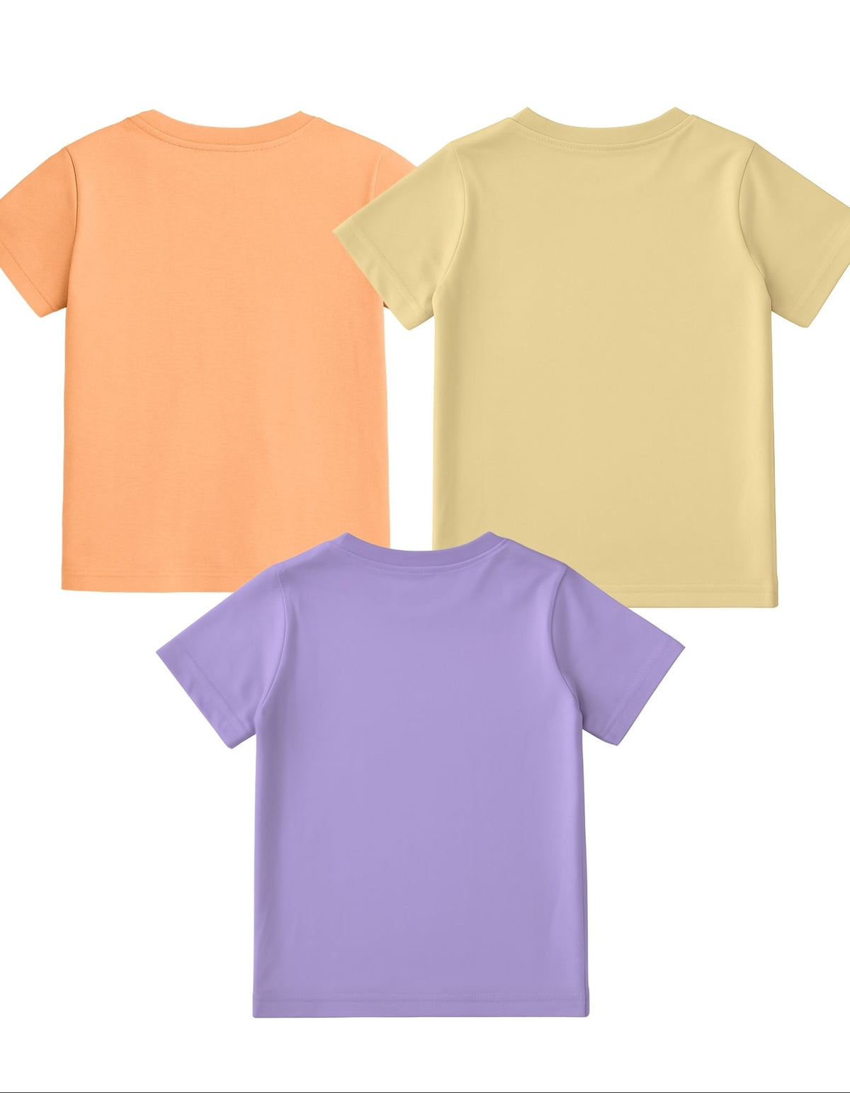 Parrot & Floral Printed Round Neck Half Sleeve T-Shirts for Girls