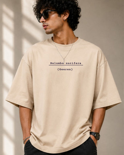 Oversized Tshirt - Botanical Art